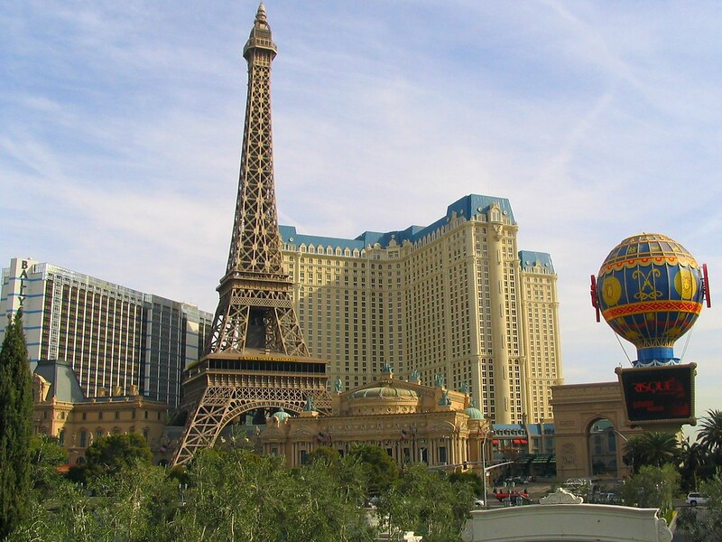 The Paris Hotel Eiffel tower height