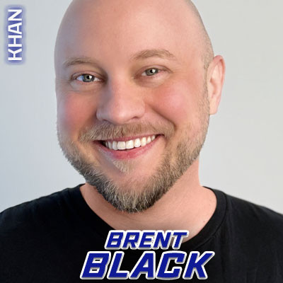 Brent Black as Khan, appearing at Star Trek Convention Las Vegas 2026: All 196 Guests Attending